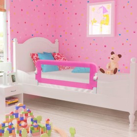 Child bed safety railing 2 pcs pink 102x42 cm by vidaXL, Safety railings - Ref: Foro24-276085, Price: 60,99 €, Discount: %