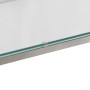 Console table silver stainless steel and tempered glass by , console tables - Ref: Foro24-350001, Price: 227,99 €, Discount: %