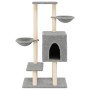 Cat scratching post with light gray sisal posts 117 cm by , Cat furniture - Ref: Foro24-172119, Price: 41,99 €, Discount: %