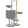 Cat scratching post with light gray sisal posts 117 cm by , Cat furniture - Ref: Foro24-172119, Price: 41,99 €, Discount: %