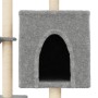 Rascador para gatos con postes de sisal gris claro 117 cm de , Mobiliario para gatos - Ref: Foro24-172119, Precio: 44,69 €, D...