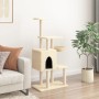 Cat scratching post with cream sisal posts 131 cm by , Cat furniture - Ref: Foro24-172127, Price: 47,99 €, Discount: %