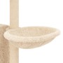 Cat scratching post with cream sisal posts 131 cm by , Cat furniture - Ref: Foro24-172127, Price: 47,99 €, Discount: %