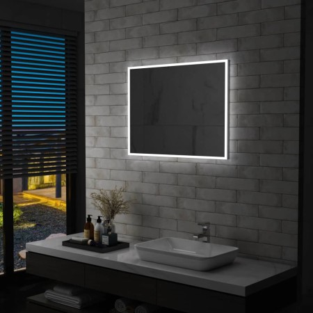 Bathroom wall mirror with LED 80x60 cm by vidaXL, Mirrors - Ref: Foro24-144727, Price: 79,33 €, Discount: %