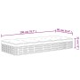 Medium firm pocket spring mattress 90x200 cm by , Mattresses - Ref: Foro24-372899, Price: 215,99 €, Discount: %