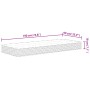 Bonnell medium firm spring mattress 90x190 cm by , Mattresses - Ref: Foro24-372969, Price: 155,99 €, Discount: %