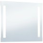 Espejo de pared de baño con LED 100x60 cm de vidaXL, Espejos - Ref: Foro24-144707, Precio: 87,79 €, Descuento: %