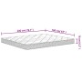 Soft medium hardness foam mattress 160x200 cm by , Mattresses - Ref: Foro24-373037, Price: 211,48 €, Discount: %