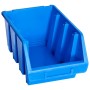 Stackable storage containers 20 units blue plastic by , Toolboxes - Ref: Foro24-146285, Price: 52,62 €, Discount: %