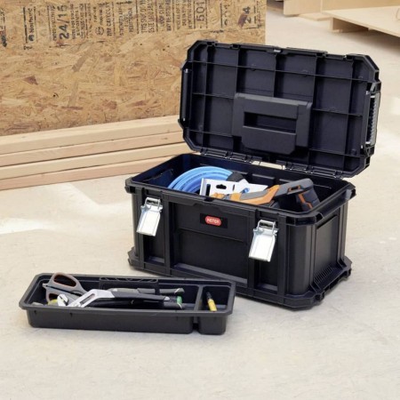 Keter Connect black toolbox by , Toolboxes - Ref: Foro24-443872, Price: 69,99 €, Discount: %