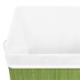 Bamboo laundry basket, one-section, green, 83 liters by , Laundry baskets - Ref: Foro24-320754, Price: 31,99 €, Discount: %