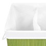 Bamboo laundry basket 2 sections green 72 l by , Laundry baskets - Ref: Foro24-320749, Price: 32,99 €, Discount: %