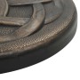 Round umbrella base made of resin in bronze, 19 kg by , Umbrella bases - Ref: Foro24-45202, Price: 60,99 €, Discount: %