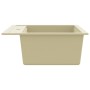 Fregadero de cocina de granito con un seno beige de vidaXL, Fregaderos - Ref: Foro24-144862, Precio: 180,77 €, Descuento: %