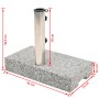 Rectangular granite parasol base 25 kg by , Umbrella bases - Ref: Foro24-43725, Price: 70,99 €, Discount: %