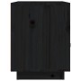 Mesitas de noche 2 uds madera maciza de pino negro 40x34x45 cm de vidaXL, Mesitas de noche - Ref: Foro24-818304, Precio: 71,8...