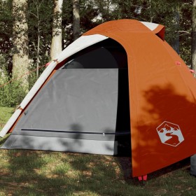 3 Person Igloo Tent Waterproof Gray Orange by , tents - Ref: Foro24-94333, Price: 63,99 €, Discount: %