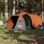 Gray and orange waterproof 3-person tunnel tent by , tents - Ref: Foro24-94392, Price: 100,99 €, Discount: %