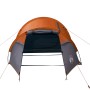 Gray and orange waterproof 3-person tunnel tent by , tents - Ref: Foro24-94392, Price: 100,99 €, Discount: %