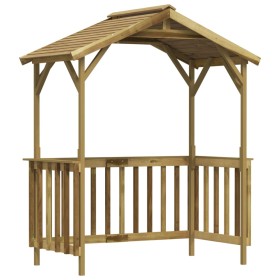 Impregnated pine wood barbecue shed 163.5x93x210 cm by , Sheds - Ref: Foro24-315390, Price: 216,72 €, Discount: %