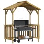 Impregnated pine wood barbecue shed 163.5x93x210 cm by , Sheds - Ref: Foro24-315390, Price: 202,99 €, Discount: %