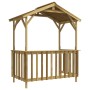 Impregnated pine wood barbecue shed 163.5x93x210 cm by , Sheds - Ref: Foro24-315390, Price: 202,99 €, Discount: %