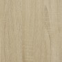 Sonoma oak engineered wood washing machine shelf 67x25x163 cm by , Accessories for washing machines and dryers - Ref: Foro24-...