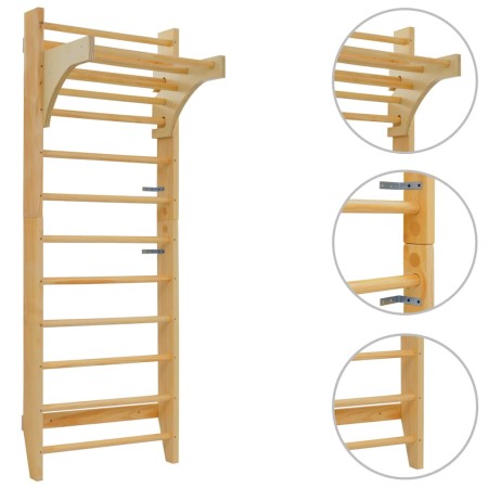 Wooden trellis 80x55x220 cm by vidaXL, Balance boards and gym bars - Ref: Foro24-91788, Price: 235,53 €, Discount: %