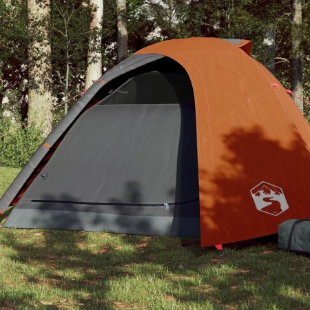 4 Person Igloo Tent Waterproof Gray Orange by , tents - Ref: Foro24-94337, Price: 74,99 €, Discount: %