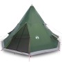 Green waterproof 4-person tipi tent by , tents - Ref: Foro24-94380, Price: 153,99 €, Discount: %