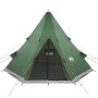 Green waterproof 4-person tipi tent by , tents - Ref: Foro24-94380, Price: 153,99 €, Discount: %