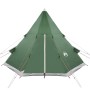 Green waterproof 4-person tipi tent by , tents - Ref: Foro24-94380, Price: 153,99 €, Discount: %