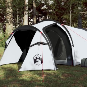 Tunnel tent 2 people opaque waterproof fabric white by , tents - Ref: Foro24-94389, Price: 120,94 €, Discount: %