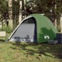 Tienda de campaña iglú para 4 personas impermeable verde