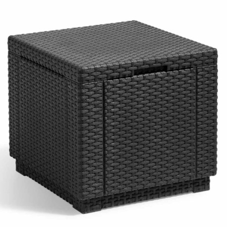 Keter Graphite cube storage pouf 213816 by , Outdoor storage boxes - Ref: Foro24-422801, Price: 72,99 €, Discount: %