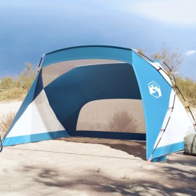 Beach store 185T light blue polyester 274x178x170/148 cm by , tents - Ref: Foro24-94403, Price: 61,44 €, Discount: %