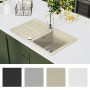 Granite kitchen sink with a beige bowl by vidaXL, Sinks - Ref: Foro24-144849, Price: 178,98 €, Discount: %