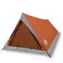 Waterproof gray and orange 2-person tent by , tents - Ref: Foro24-94364, Price: 38,71 €, Discount: %