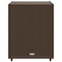 PE brown rattan garden storage cabinet 55x59x69 cm by , Outdoor storage boxes - Ref: Foro24-365556, Price: 154,99 €, Discount: %