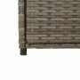 PE grey rattan garden storage cabinet 55x55x111 cm by , Outdoor storage boxes - Ref: Foro24-365561, Price: 130,99 €, Discount: %