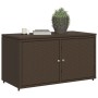 PE Rattan Gartenschrank braun 110x55x60,5 cm von , Aufbewahrungsboxen für den Außenbereich - Ref: Foro24-365568, Preis: 165,9...