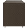 PE brown rattan garden storage cabinet 110x55x60.5 cm by , Outdoor storage boxes - Ref: Foro24-365568, Price: 164,84 €, Disco...