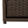 PE brown rattan garden storage cabinet 110x55x60.5 cm by , Outdoor storage boxes - Ref: Foro24-365568, Price: 164,84 €, Disco...