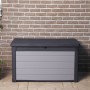 Keter Premier Garden Storage Box Gray 380 L by , Outdoor storage boxes - Ref: Foro24-440524, Price: 152,21 €, Discount: %