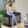 Keter Premier Garden Storage Box Gray 380 L by , Outdoor storage boxes - Ref: Foro24-440524, Price: 151,99 €, Discount: %