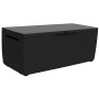 Keter Garden storage box Capri 302 L anthracite by , Outdoor storage boxes - Ref: Foro24-407756, Price: 107,99 €, Discount: %