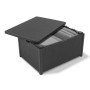 Keter Table with storage Arica graphite by , Outdoor storage boxes - Ref: Foro24-408954, Price: 82,69 €, Discount: %