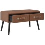 Dark brown synthetic leather coffee table 80x40x46 cm by vidaXL, Coffee table - Ref: Foro24-247544, Price: 79,12 €, Discount: %