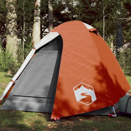 2 Person Igloo Tent Waterproof Gray Orange by , tents - Ref: Foro24-94329, Price: 45,77 €, Discount: %