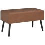 Dark brown synthetic leather coffee table 80x40x46 cm by vidaXL, Coffee table - Ref: Foro24-247544, Price: 79,12 €, Discount: %